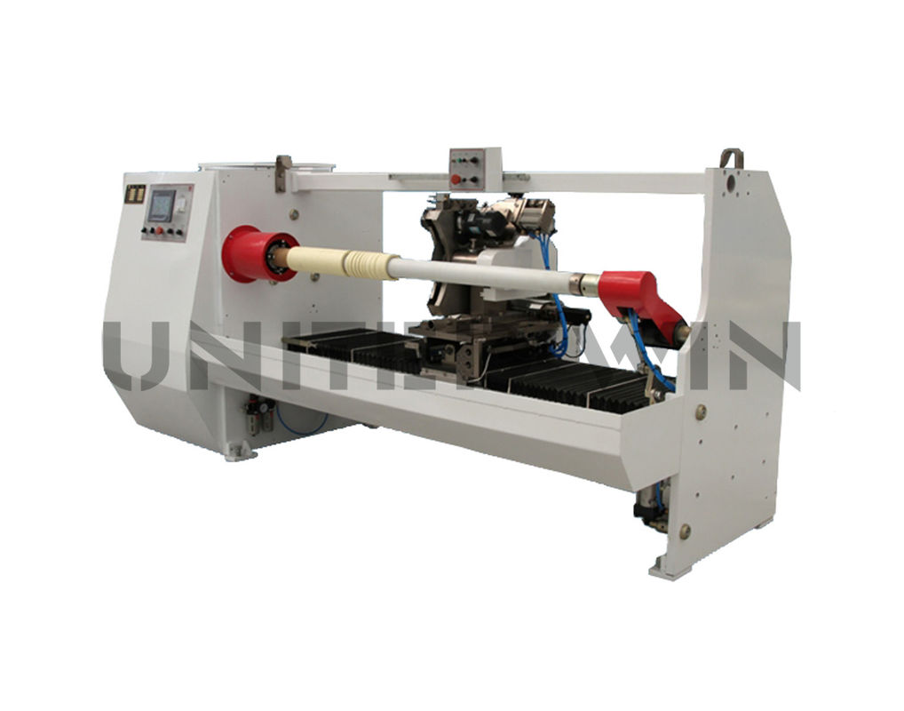 PET PE Tape Cutting Making Machine 1300mm Single Knife Shaft